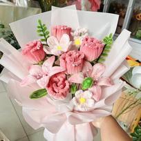 DIY Handmade Twist Stick Bouquet: Lily & Rose Valentine's Gift for Bestie or Girlfriend