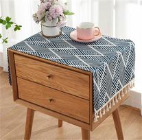Boho Stalas Naktinis staliukas, Lovos šoninis staliukas Virtuvės valgomojo stalas Paprastas naktinis staliukas Stalo takelis 40X120cm gray