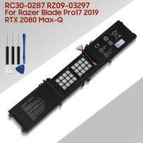 Rechargeable Lithium Battery For Razer Blade Pro17 2019 RZ09-03297 RTX 2080 Max-Q RC30-0287 Laptop Battery 4583mAh