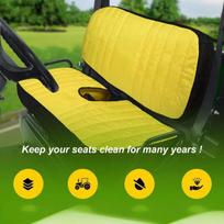 LP66449 Tear Resistant Oxford Fabric UTV Bench Seat Cover Kit for Xuv 560E/590E S4, Quick tallation Comfortable yellow