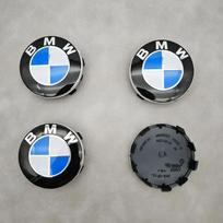 BMW GROUP 4vnt. 56MM 68MM Automobilio ratų centrinės stebulės dangteliai BMW M M5 E39 E46 E60 E90 F01 F10 F30 G01 G20 G21 G30 G11 F15 X5 X3 gray