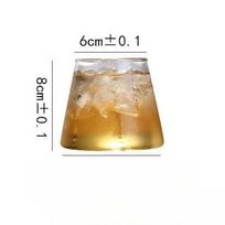 Japoniško stiliaus Fudži kalno stiklinis alaus puodelis Namų pusryčių pieno sulčių puodelis Interneto garsus viskio puodelis kavos gėrimui 280ML-690ML beige