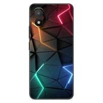 TCL K70 SE dėklas prabangus kosmoso animacinis silikoninis minkštas buferinis dėklas TCL K70 SE K70SE 4G telefonui TPU Funda Coque TCL K70 SE black