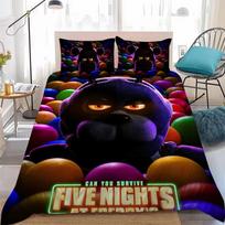 Žaidimo F-Five N-Nights At F-Freddys Antklodės Užvalkalų Rinkinys Namų Stiliaus Patalynė Minkštas Skalbiamas Medvilninis Lova 3 Dalių Rinkinys Studentų Bendrabučio Dovana 140x200cm