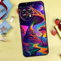 Weird Trippy Mushroom Case For OnePlus 12R 10R 13R 13T 15 13 12 11 10 9 10T 8T Nord CE 5 2 3 4 Lite N20 N30 Cover OnePlus Nord 3 black