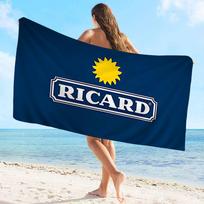 R-RicardS LOGO Dideli mikropluošto paplūdimio rankšluosčiai Greitai džiūstantis rankšluosčiai Smėlio paplūdimio rankšluosčiai Baseino rankšluostis Kelionėms Plaukimo baseinas Joga W30*H60(CM) white