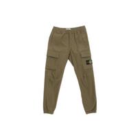 Stone Island Solid Color Elastic Cuff Casual Pants Kids bottoms Brown 791630712-V0054 8 brown