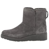 UGG Australia Kristin Suede Thermal Short Snow Boots Women's Gray 1012497-GREY 40 gray