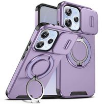 Oppo Reno15 dėklas OPPO Reno 15 dangtelis Oppo Reno 15c Magnetinis žiedas Šarvuotas Stumdomas kameros objektyvo dangtelis Magsafe Belaidžio įkrovimo dangtelis OPPO Reno15 white
