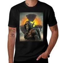 Stalker 2 Heart Of Chernobyl Game Art Tshirt Work Utility Casual Tee Shirt L brown