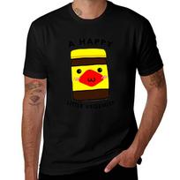 A Happy Little Vegemite Kid Clothing Tshirt Minimalist Graphic Tee Shirt L black
