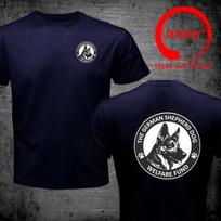 Juokingas dizainas K9 K9 Gerunisex Vokiečių aviganių marškinėliai Unisex Madingi Trendiniai Laisvalaikio drabužiai Stilingi Viršutiniai drabužiai T-shirt Laisvalaikio Marškinėliai Unisexs M gray