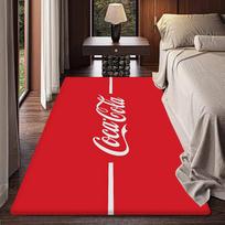 C-Coca Cola Logo Kitchen Mat Nordic Style Bedroom Living Room Doormat Home Balcony Anti-Slip Welcome Rug 50x80cm