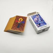 Aleister Crowley Luxe 80 Pranašystės Kortos Didysis THOTH Būrimo Tarot Kortos gray