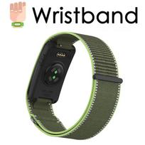 Nailoninis žasto dirželis Garmin CIRQA išmaniajai apyrankei, lengvas, reguliuojamas, pralaidus orui, sportinis pakaitinis apyrankės dirželis Garmin CIRQA Garmin CIRQA Smart gray