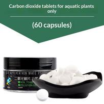60/120PCS CO2 Diffuser Generator Tablets Fish-safe Carbon Dioxide Supplements for Aquarium Water Plants Growth A12 black