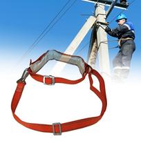 Saugos diržas Nacionalinis standartas Aukšto stiprumo Praplatintas Alpinizmo Elektriko Saugos diržas su reguliuojamu dirželiu blue