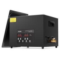 VEVOR 15L ultragarsinis valytuvas, 360W skaitmeninė ultragarsinio valymo mašina su švelniu režimu ir patobulintu degazavimu 33 x 30 x 15 cm