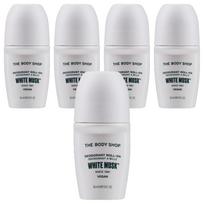 The Body Shop Roll-on White Musk Deodorant 50ml 5 pcs white