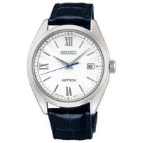 SEIKO ASTRON Solar GPS Radio-Controlled Watch SBXY035, White Dial, Titanium Case, Men's Watch, Made in Japan, 3-Year Warranty gray