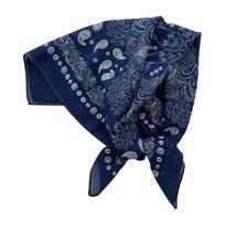 Colourful Paisleys Bandana Neckerchiefs Men Women Cashew Print Handkerchief for Stylish Individuals tamsiai mėlyna spalva