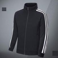 Mens Womens Oversized Zip-Up Hoodie Sweatshirt With Stand Collar Casual Sportswear XL juoda