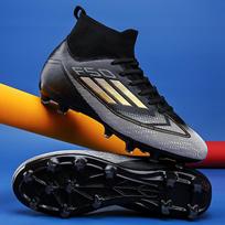 Unisex Youth Soccer Shoes with Long Spikes - TF Turf & AG Options 38