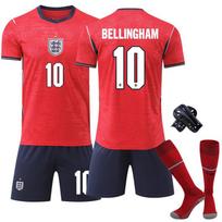 2026 m. Pasaulio taurės Anglijos išvykos marškinėliai 10 Bellingham Futbolo marškinėliai Gerbėjų leidimas Kvėpuojanti greitai džiūstanti sportinė apranga S