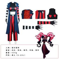 Hazbin Hotel Velveto Cosplay Kostiumas, 3V Madingas Demonų Lordas Helovino Vaidmenų Žaidimo Apranga M red