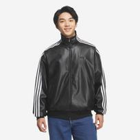 Adidas Unisex odinė striukė pLeather 3s Tt blacks/XL gray