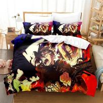 3D Spausdinti Anime Juodasis dobilas Lovos Patalynės Rinkinys prabangus lovos reikmenų rinkinys antklodės užvalkalas lovos pledų rinkinys prabangi gimtadienio dovana 70x133cm 2pcs