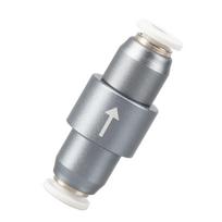 Corrosion Resistant CO2 Non Return Valve For Fish Tanks Prevents Reverse Flow Stabilizes Gas Supply Improves Aquatic Plant Growth gray