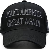 Donaldas 45-47 Niekada nepasiduok MAGA Kepurė Padaryk Ameriką vėl didžią Šūkis su JAV vėliava Reguliuojama beisbolo kepuraitė Juoda juoda