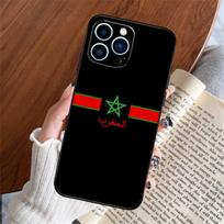 Maroko vėliava Marokiečių telefono dėklas iPhone 16 15 14 12 11 13 Pro Max Plus 12 13 Mini XR 16e Funda Silikoninis dangtelis For iPhone 16Pro MAX