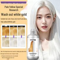 Light Yellow Purple Shampoo: Anti-Yellow Color-Protecting Formula for Yellow Hair white