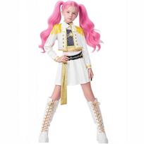 Anime Kpop Demon Hunter Cosplay Costume Rumi Zoey Mira Cosplay Girls Style Stage Performance Clothes Halloween 130 white