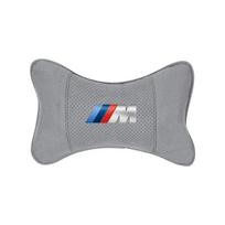 Automobilio zomšos galvos atrama kaklo atrama Automobilio sėdynės priedai BMW E46 E90 E60 F30 F10 E39 i3 i4 X1 X2 X3 X5 X4 X6 X7 M3 M4 M5 G30 i7 pilka