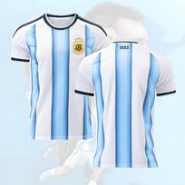 2026 Pasaulio taurė Argentinos namų marškinėliai futbolo komanda Unisex Gerbėjų marškinėliai Greitai džiūstantys kvėpuojantys futbolo marškinėliai moterims vyrams mada nauji marškinėliai S gray