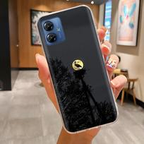 Skirta Motorola Moto G14 4G dėklas Telefono dangtelis Aukštos kokybės skaidrus silikonas Funda Skirta Moto G14 4G Visiškos apsaugos galiniai dangteliai Coque Moto G14