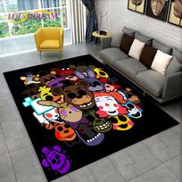 Baisus žaidimas FNAF Filmas Freddy Bonnie Kilimas Kilimėlis Namams Svetainei Miegamajam Sofai Durų Kilimėlis Dekoras, Vaikų Žaidimų Zonos Kilimėlis Neslystantis Kilimėlis 60x90cm