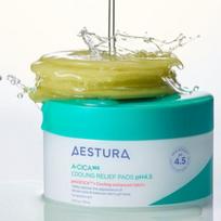 AESTURA A-Cica365 Soft Calming Pad pH4.5 60 Sheets (110ml) beige