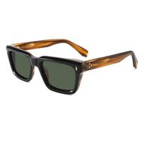 Polarized Sunglasses Men Vintage Style Sun Glasses Retro Square Acetate Frame UV400 Lens Outdoor Eyeglasses for Man juoda ruda spalva