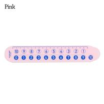 Plastic Math Decomposition Ruler Pink/Blue Portable Subtraction Ruler Teaching Demonstration Within 20 Addition Ruler rožinė