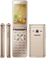 Atnaujintas Samsung Galaxy Folder 2 G160N 4G LTE Originalus 2GB RAM 32GB ROM Atlenkiamas Atrakintas Išmanusis Telefonas auksas