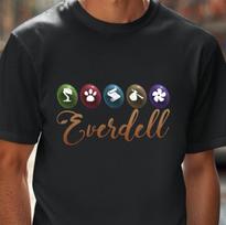 Everdell Board Game Inspired T-shirt, Board Game Night Tee, Gaming Shirt S black