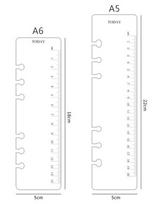 A5 A6 A7 Skaidrus laisvų lapų segtuvas Laisva juostelė Laisvų lapų vidinė dalis Užrašinė Dienoraštis Planuoklis Biuro reikmenys (as the picture,A7)