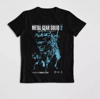 Metal Gear Solid 2 T-Shirt Graphic Tee XL gray