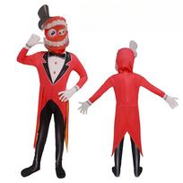 The Amazing Digital Circus Cosplay Costume Pomni Jax Caine Gangle Ragatha Zooble Full Set for Adults Halloween Carnival Party 170 red