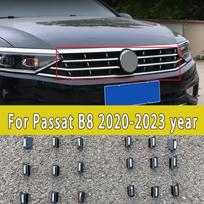 Skirta VW Passat B8.5 Apatinė grotelių chromo juosta 2019 2020 2021 2022 2023 Passat B8 Priekinio buferio grotelių dekoratyvinė juostelė chromuotas stilius cr2
