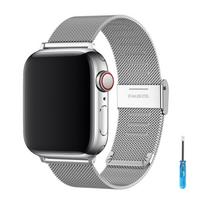 Milanese Strap for Apple Watch Ultra 3 2 49mm 44mm 42 46 44 40 41 45 38mm Metal Bracelet for iwatch Series 11 10 9 7 SE 8 7 Band 38 40 41 S11 10 42mm sidabras